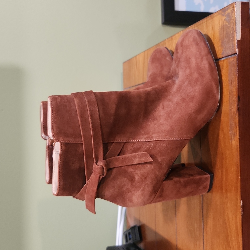 Sole society genuine suede booties